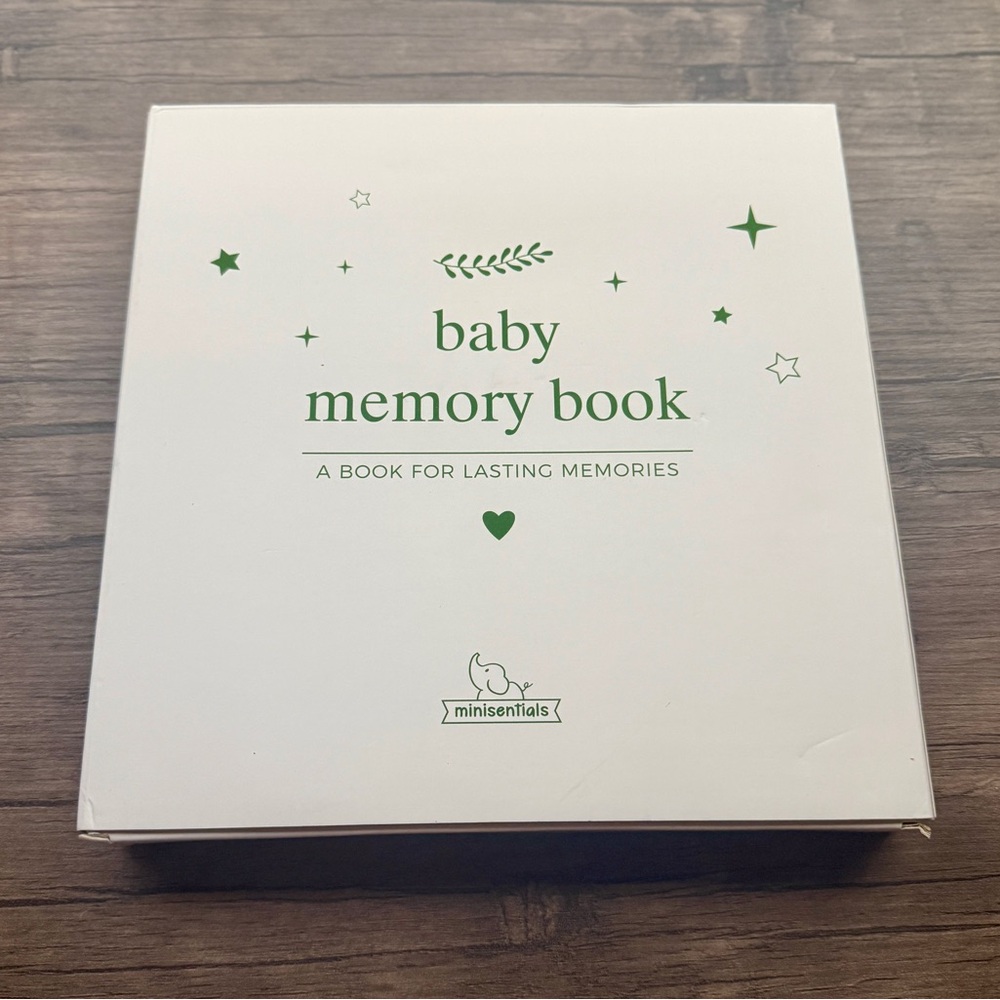 NEW Minisentials Baby Memory Book 122 pages